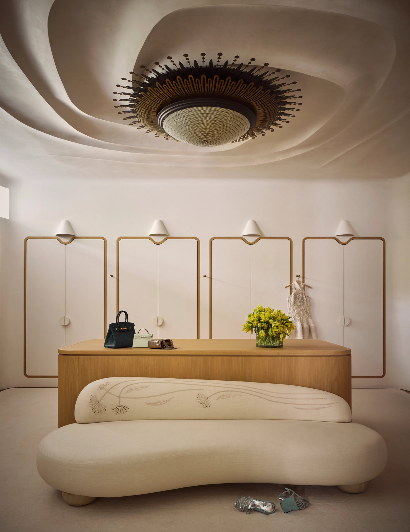 Artisan-made finish enriching a considered space